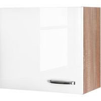 Hängeschrank Valero Weiß/Braun 60 x 54 x 32 cm