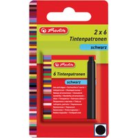 herlitz Standard-Tintenpatronen, königsblau, Blisterkarte