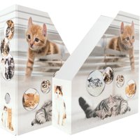 HERMA Stehsammler, Katzen, DIN A4, Karton, (B)85 mm