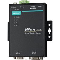 MOXA Serial Device Server, 2 Port, RS-232, Nport-5210A