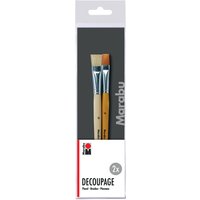Marabu Pinselset Decoupage (Serviettentechnik), 2-teilig – Bild 2