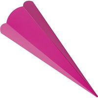 folia Schultüten-Zuschnitt, 6-eckig, 680 mm, pink
