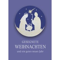CACTUS Mini-Weihnachtskarte, Krippe
