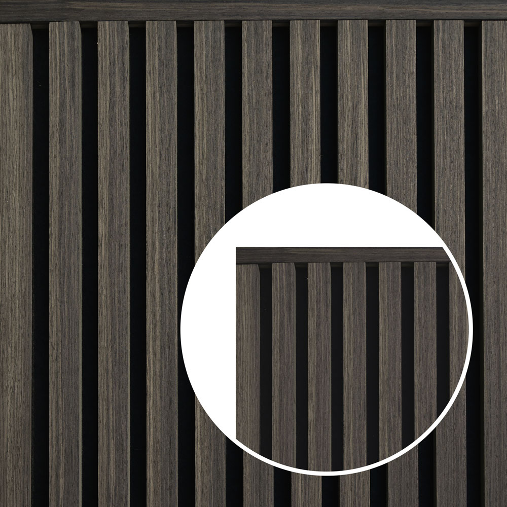 Abschlussleiste für Akustikpaneel ENDO Smoked Oak - 80 cm - Menge: 1 – Bild 3