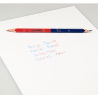 Kores Dreikant-Lehrerbuntstift TWIN, blau / rot – Bild 2