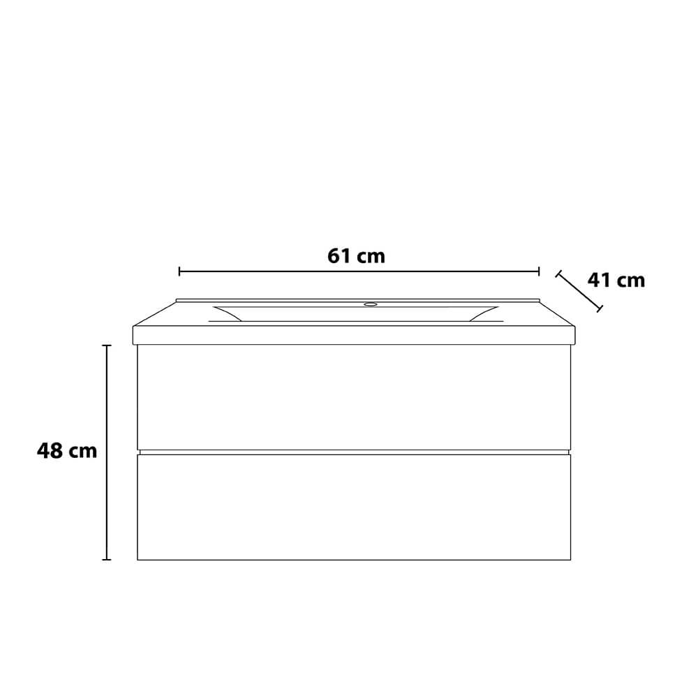 Home Deluxe 4058166277862 Badmöbelset Weiß – Bild 4
