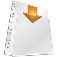 DURABLE Prospekthülle MAXI, DIN A4, PP, transparent genarbt