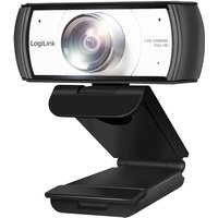 LogiLink Konferenz HD-USB-Webcam mit Dual-Mikrofon, 120 Grad