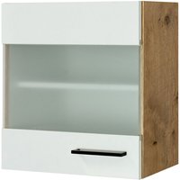 Glas-Hängeschrank Avila Magnolia/Lancelot Oak NB ca. 50x54,8x32 cm – Bild 2
