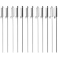 Gardebruk Öl-Fackel 12er-Set Edelstahl 115cm