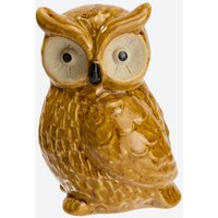 Deko-Eule. ca. 14,5x9,5x8,5 cm