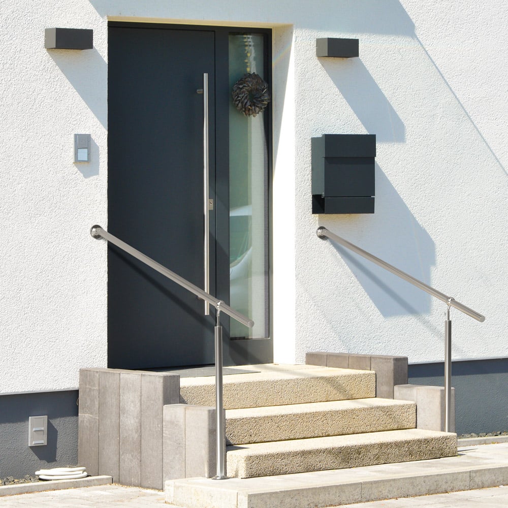 monzana 108634 Eingangsgeländer Edelstahl – Bild 3
