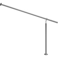 monzana® Eingangsgeländer Edelstahl 160cm