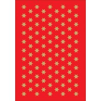 HERMA Weihnachts-Sticker DECOR, Sterne, 6 mm, gold – Bild 2