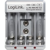 LogiLink Stecker-Ladegerät, silber