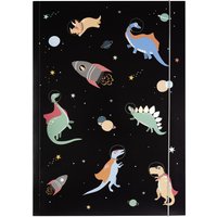 folia Zeichnungsmappe HOTFOIL, Space Dinos, Karton, DIN A3