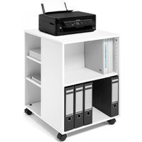 DURABLE Bürowagen, 74/59, offen, 6 Böden, weiß