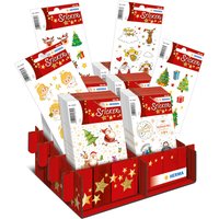 HERMA Weihnachts-Sticker DECOR, Glitzernde Weihnachtszeit