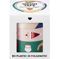 folia Deko-Klebeband Washi-Tape, HOTFOIL MERRY JINGLING