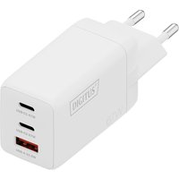 DIGITUS USB-Steckdosenadapter GaN Charger, 2x USB-C/1x USB-A – Bild 2