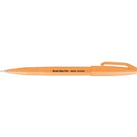 PentelArts Faserschreiber Brush Sign Pen SES15, neonorange – Bild 2