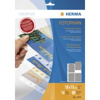 HERMA Postkartenhüllen, für 10 x 15 cm Postkarten, aus PP – Bild 2