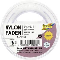 folia Nylonfaden auf Spule, 0,3 mm x 100 m, transparent – Bild 2