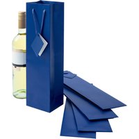 sigel Flaschentüte, mit Mattlack, für 1 Flasche, ultramarin- – Bild 2