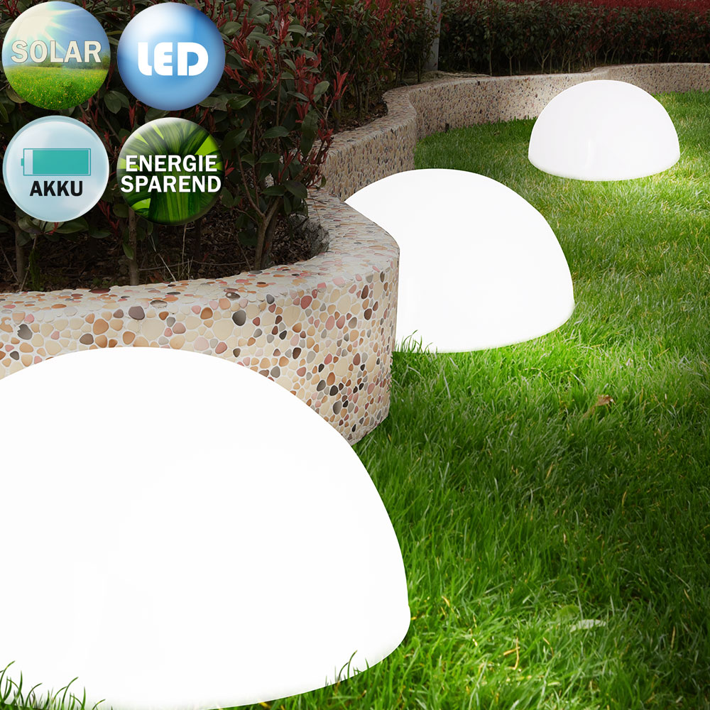 monzana 108850 LED Solarleuchte 3er-Set – Bild 3