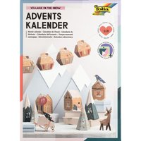 folia Adventskalender-Bastelset VILLAGE IN THE SNOW – Bild 2