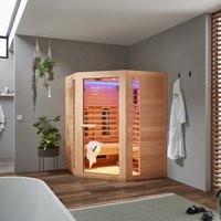 Infrarotkabine REDSUN DELUXE XXL - 150 x 150 cm für 4 Personen – Bild 2