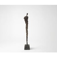 Figur Aureon B14 x T14 x H91 cm Aluminium Umbra Antica Handgemacht