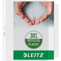 LEITZ Prospekthüllen mit Klappe, A4, PP, genarbt, 0,12 mm
