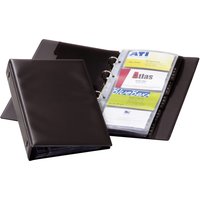 DURABLE Visitenkarten-Ringbuch VISIFIX Economy, schwarz – Bild 2