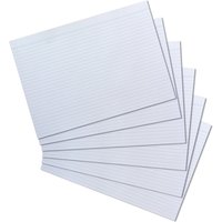 herlitz Karteikarten, DIN A4, liniert, weiß – Bild 2