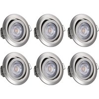 monzana 107882 LED Einbauleuchte 6er-Set