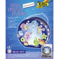folia Laternen-Bastelset, UNTERWASSERWELT, blau – Bild 2