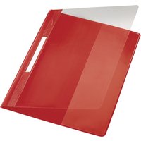 LEITZ Schnellhefter Exquisit, DIN A4 Überbreite, PVC, rot – Bild 2