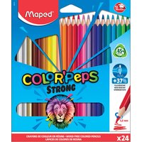 Maped Dreikant-Buntstift COLOR, PEPS STRONG, 24er Kartonetui