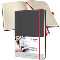 sigel Notizbuch Conceptum Design Casual, DIN A4, grau/rot – Bild 2