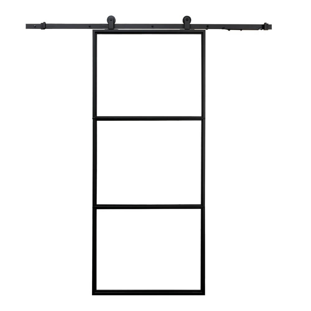 Glasschiebetür STELLAR - 205 x 90 cm Klarglas – Bild 5
