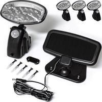 Deuba 991518 LED Solar-Wandlampe 3er-Set