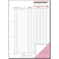 sigel Formularbuch, Kassenabrechnung, A4, 2 x 50 Blatt – Bild 2