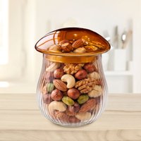 Vorratsglas im Pilz-Design, ca. 15,5x23,6 cm