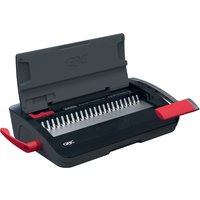 GBC Plastikbindegerät CombBind CB12, schwarz/rot/silber