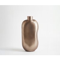 Vase Mireva B17 x T9 x H33 cm Glas Opal Mundgeblasen