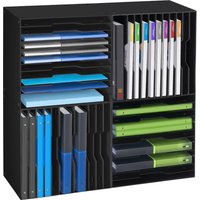 CEP Sortierbox CubiCep, 12 Fächer, schwarz – Bild 2