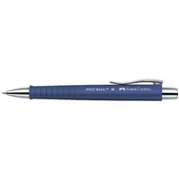 FABER-CASTELL Druckkugelschreiber POLY BALL, blau