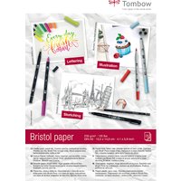 Tombow Zeichenblock, Bristol, DIN A6, blanko, 250 g/qm – Bild 2