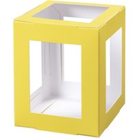 folia Mini-Laternen-Zuschnitt, 100 x 100 x 120 mm, gelb